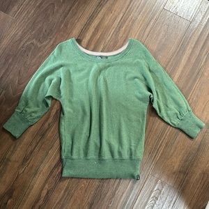 North Face 3/4 sleeve sweater